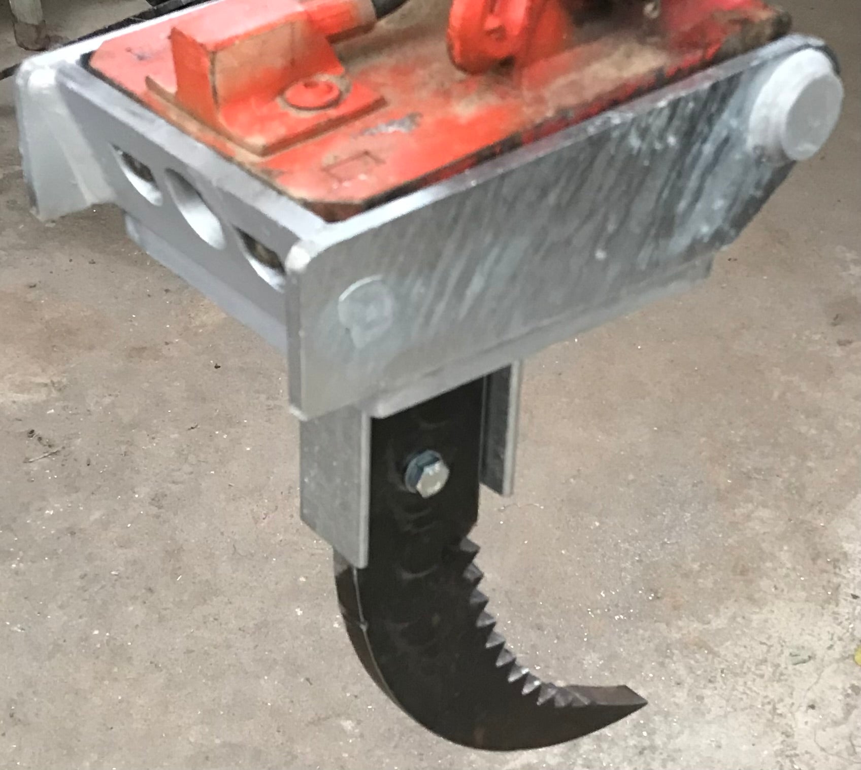 Ripper 25cm verzahnt für Lönartz Universalhalter für Minibagger