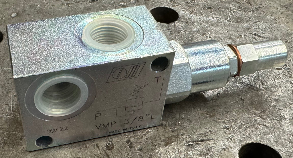 Hydraulik Druckbegrenzungsventil 3/8" 80-300 bar für Baggerdaumen 2-8t