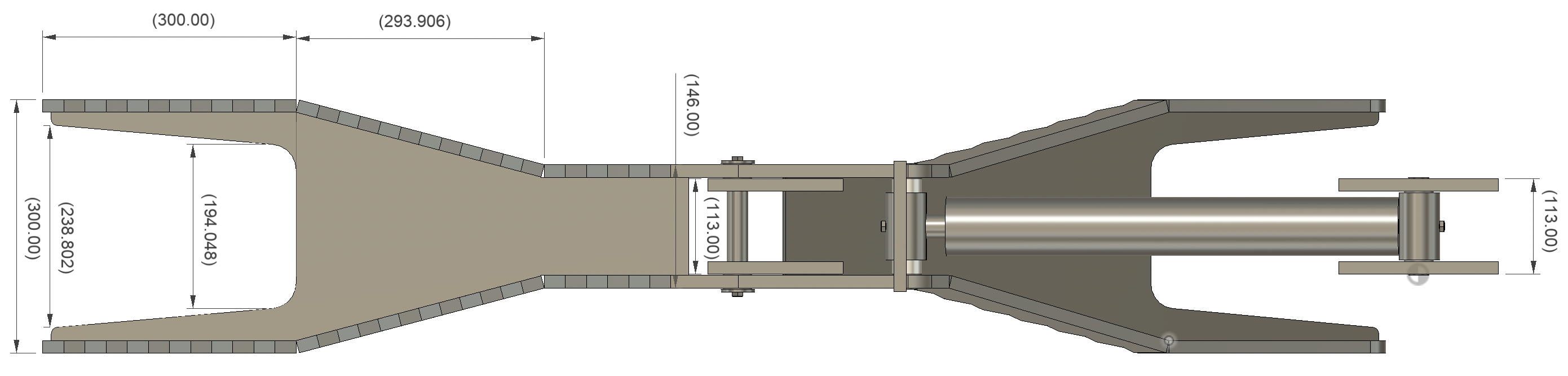 Lönartz Hydraulischer Baggerdaumen für Bagger bis 5t verzinkt