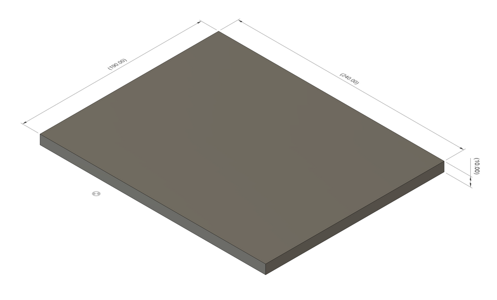 Platte 10mm passend für MS01 Koppelhaken