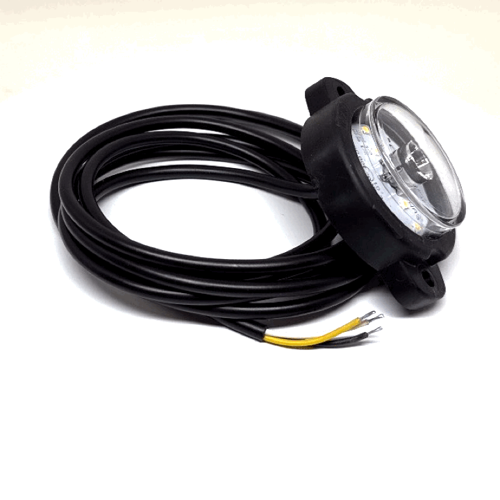 Kompakte LED 12/24V Mehrfunktions Frontleuchte 2m Kabel (Position, Blinker) WAS W236 1531 1/A