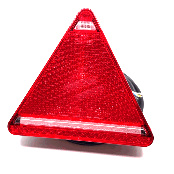 LED Anhänger Rückleuchte (Kennzeichen, Nebel, Position, Blinker, Bremse) links 12/24V 2m Kabel WAS W68L 319