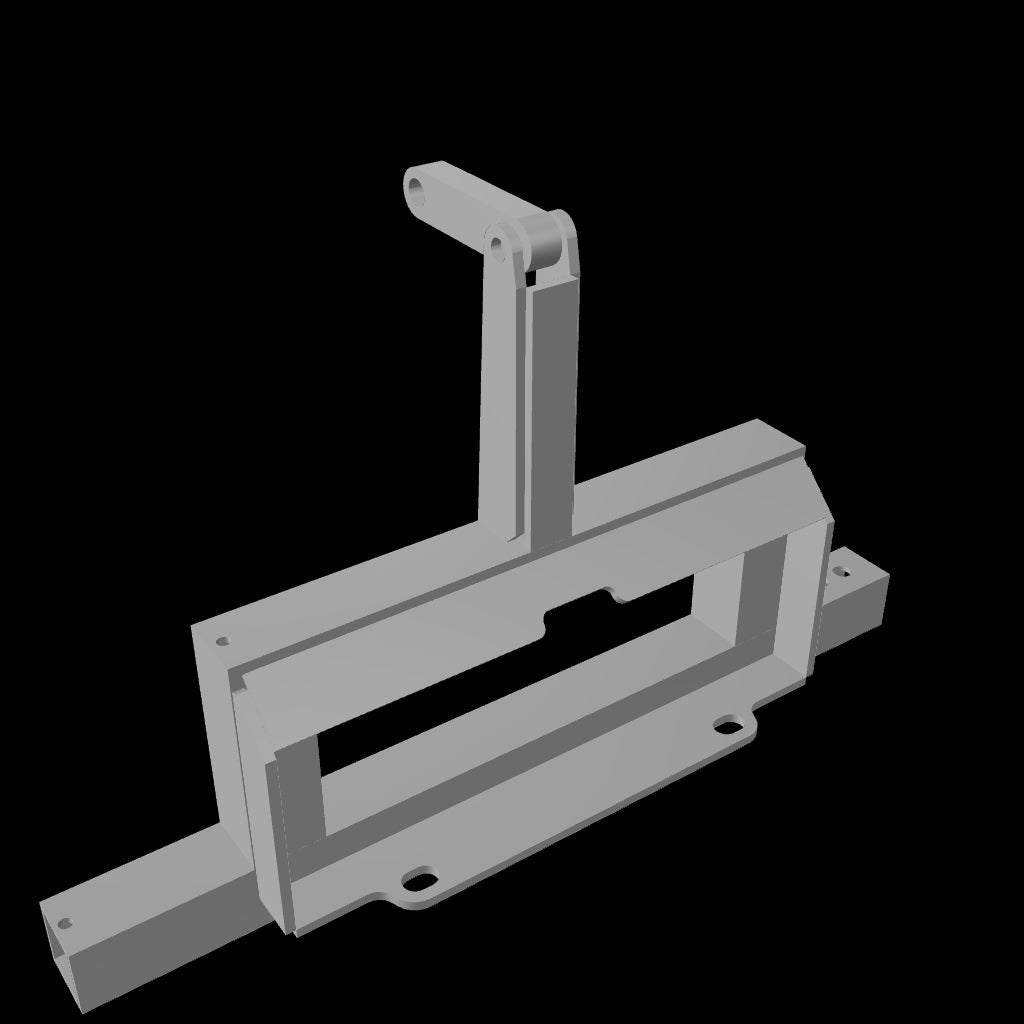 Lönartz 3-Punkt Adapter S für CII (Bobcat MT, Toro) verzinkt Kat. 1-2