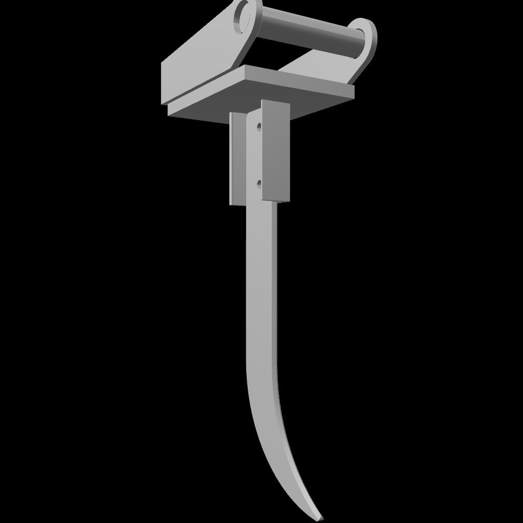 Ballenklinge 45cm für Lönartz Universalhalter für Minibagger